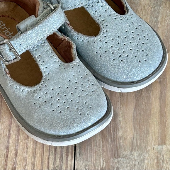 Stride Rite Nell Silver Mary Jane Flat - Picture 6 of 15